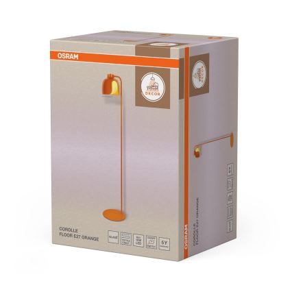 Osram - grīdas lampa DECOR COROLLE 1xE27/15W/230V, oranža