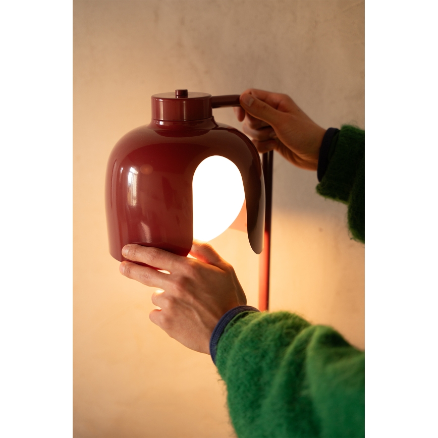 Osram - Grīdas lampa DECOR COROLLE 1xE27/15W/230V sarkana