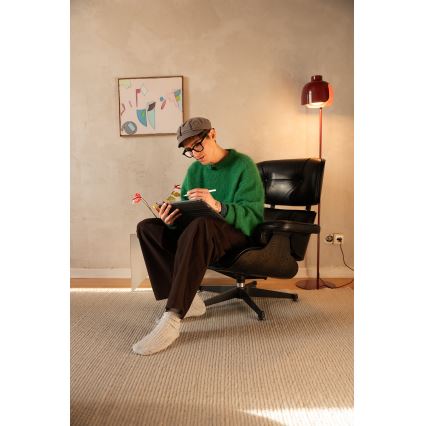 Osram - Grīdas lampa DECOR COROLLE 1xE27/15W/230V sarkana