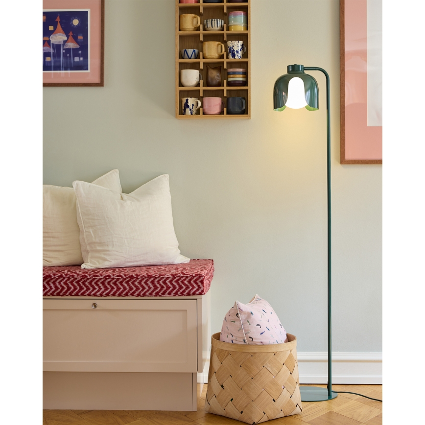 Osram - Grīdas lampa DECOR COROLLE 1xE27/15W/230V zaļa