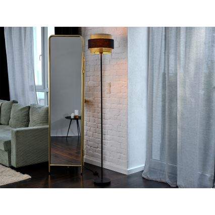 Osram - Grīdas lampa DECOR HORNET 1xE27/10W/230V melna/zelta