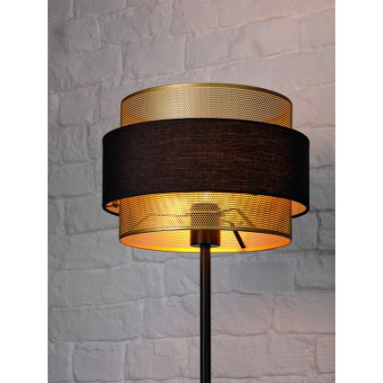 Osram - Grīdas lampa DECOR HORNET 1xE27/10W/230V melna/zelta