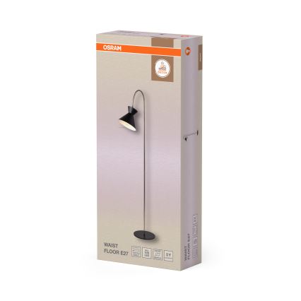 Osram - Grīdas lampa DECOR WAIST 1xE27/40W/230V melna