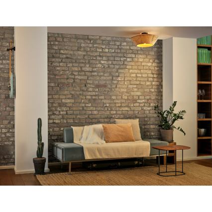 Osram - griestu gaismeklis DECOR STRIPES 1xE27/10W/230V Ø 40,5 cm, bēšā krāsā