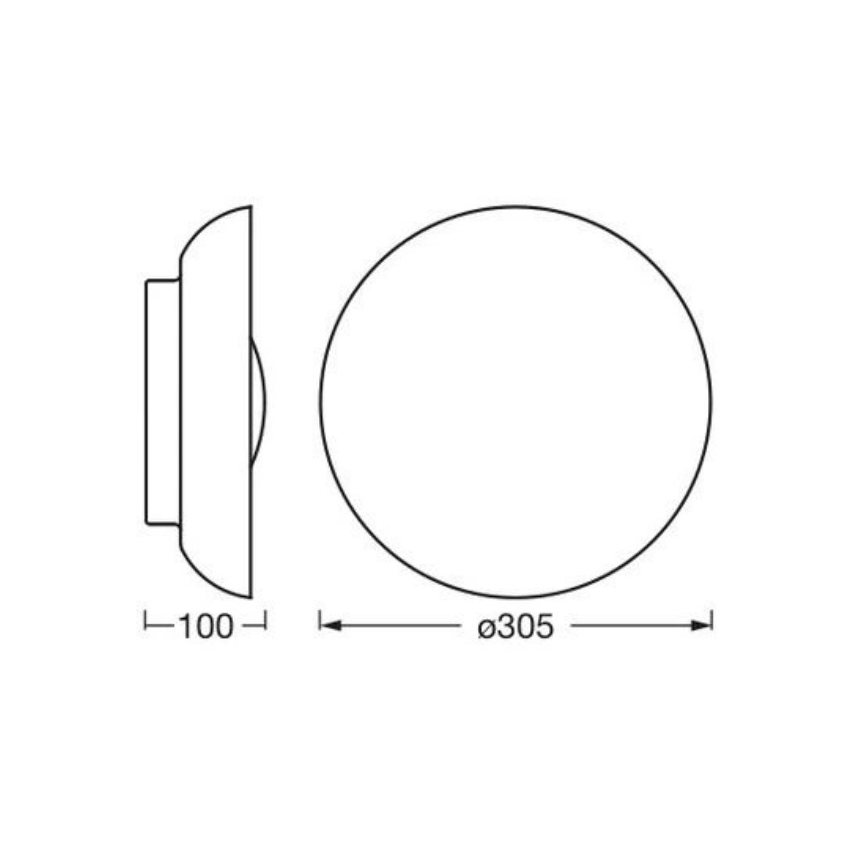 Osram - Griestu gaismeklis ORBIS MILAN 2xE27/10W/230V Ø 30,5 cm brūns