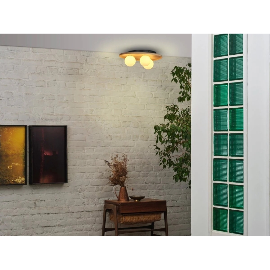 Osram - Griestu gaismeklis WOOD NEST 3xG9/5W/230V kaučuka koks