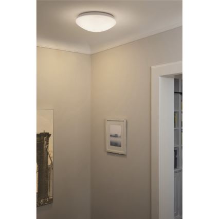 Osram - Griestu lampa CEILING ESSENTIAL 2xE27/25W/230V Ø 35 cm balta