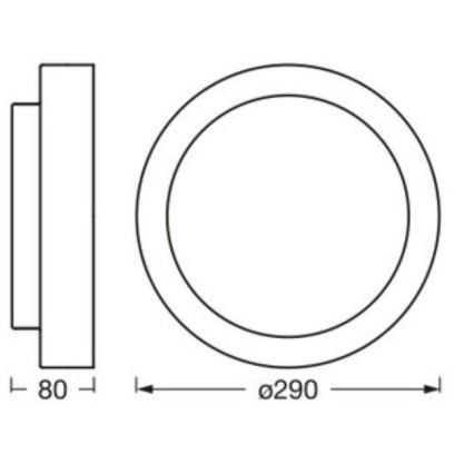 Osram - Griestu lampa ORBIS MADRID 2xE27/10W/230V Ø 29 cm balta