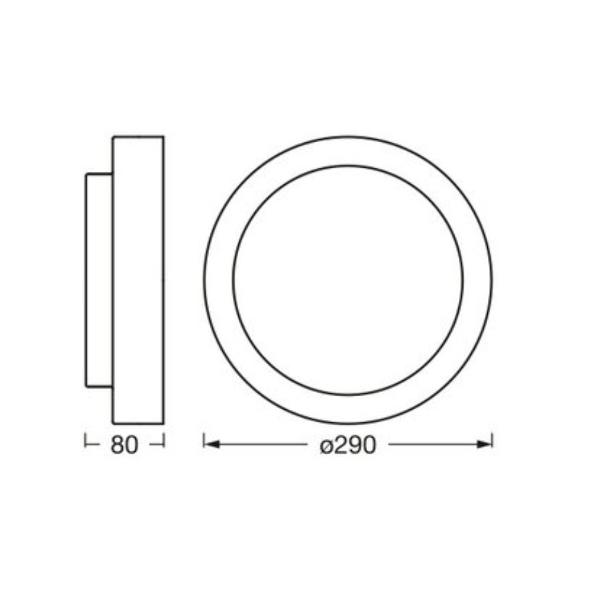 Osram - Griestu lampa ORBIS MADRID 2xE27/10W/230V Ø 29 cm balta