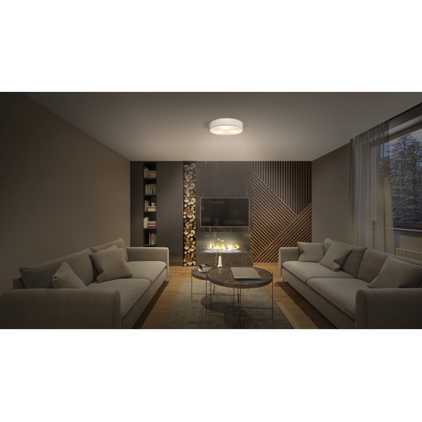 Osram - Griestu lampa ORBIS PARIS 2xE27/25W/230V Ø 40 cm krēmkrāsaina