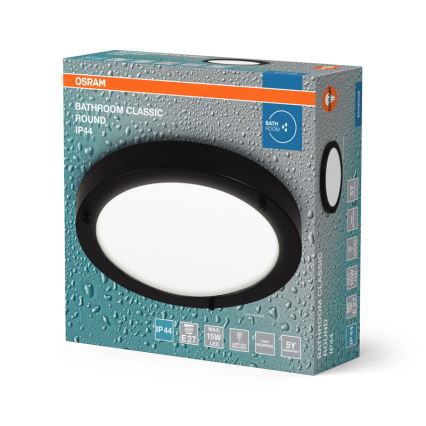 Osram - Vannas istabas griestu gaismeklis BATHROOM CLASSIC 1xE27/15W/230V Ø 31 cm IP44