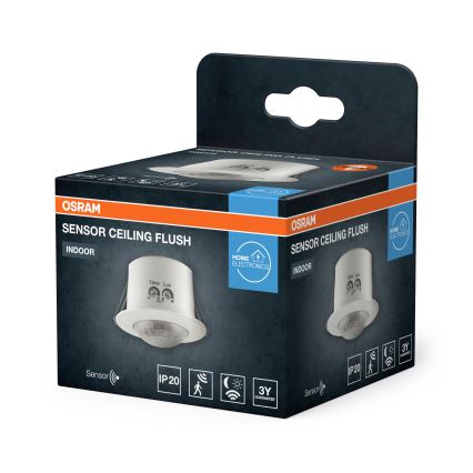 Osram - iebūvējamais kustību sensors 360° FLUSH 230V balts