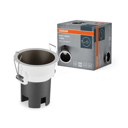 Osram - Iebūvējamais LED griestu gaismeklis SPOT TWIST LED/5W/230V 4000K Ø 7 cm balts/melns