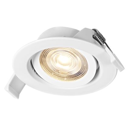 Osram - KOMPLEKTS 3x aptumšojami iebūvējamie SPOT LED/4,9W/230V 2700K Ø 8,7 cm balti