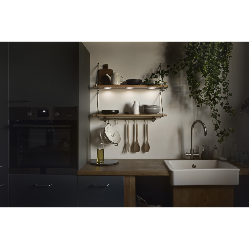 Osram - Komplekts 3x LED zem skapja gaismekļi UNDERCABINET LED/8,5W/230V 3000K balti