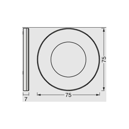 Osram - Komplekts 3x LED zem skapja gaismekļi UNDERCABINET LED/8,5W/230V 3000K balti