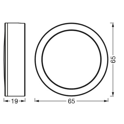 Osram - komplekts 3x zem skapja LED gaismekļi UNDERCABINET LED/3W/230V 3000K balti