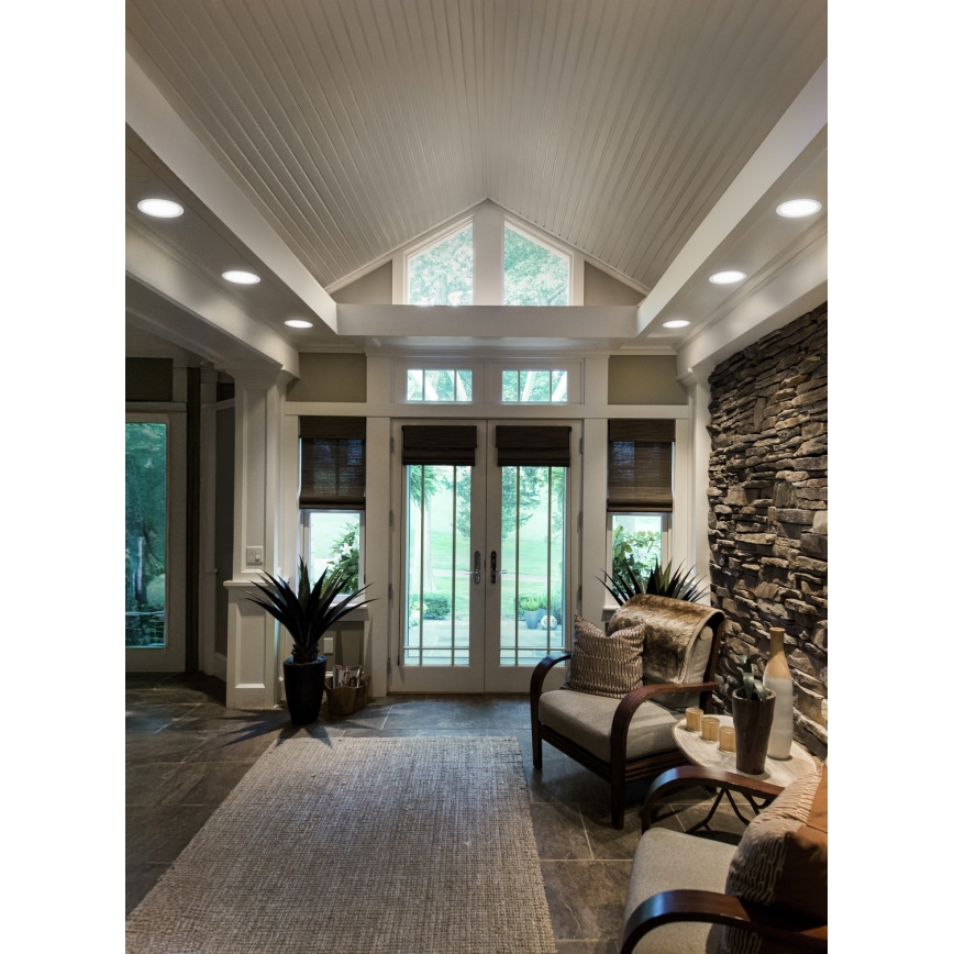 Osram - komplekts 6 gab. LED iebūvējamie griestu gaismekļi ESSENTIAL LED/18W/230V 4000K Ø 22 cm, balti