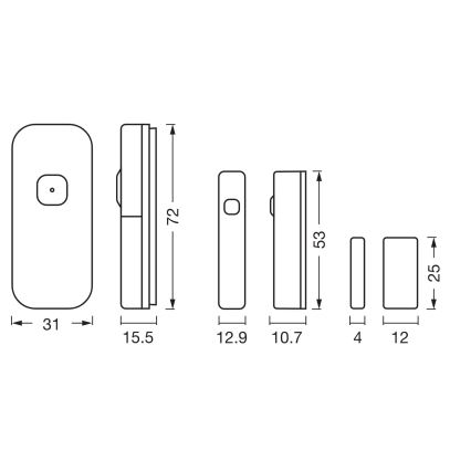 Osram - Kontakta sensors SMART+ 3,7 V Wi-Fi 500 mAh