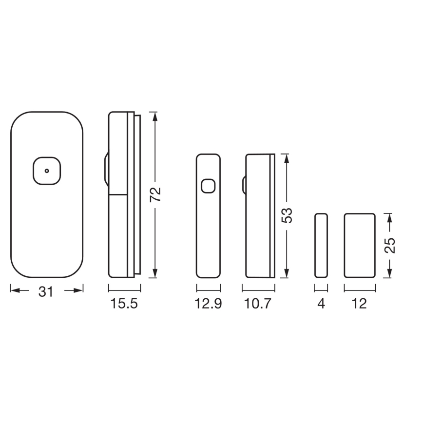 Osram - Kontakta sensors SMART+ 3,7 V Wi-Fi 500 mAh