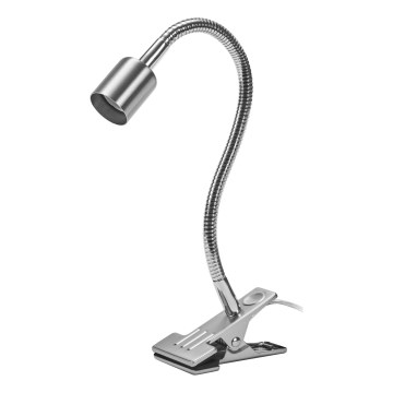 Osram - Lampa ar skavu CLIP TUBE FLEX 1xGU10/5W/230V matēts hroms