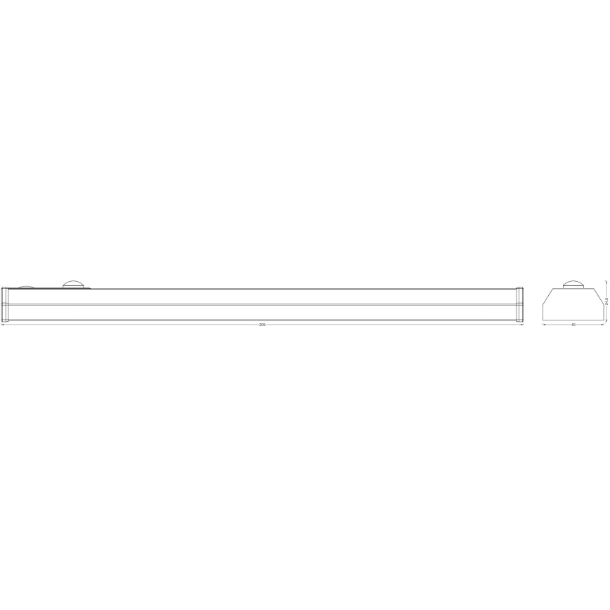 Osram - LED apakšskapja gaismeklis ar sensoru MOBILE LED/1W/3,7V 500 mAh 20 cm