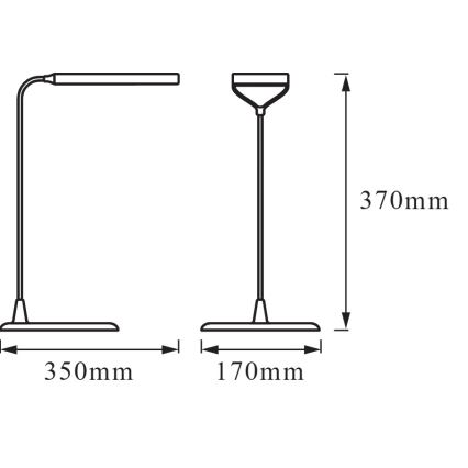 Osram - LED Aptumšojama galda lampa PANAN LED/5W/5V