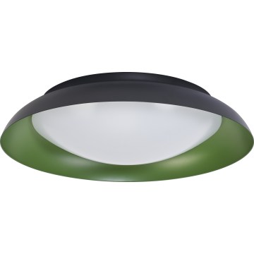 Osram - LED aptumšojama griestu lampa ORBIS PLATE LED/35W/230V Ø 43 cm zaļa/melna