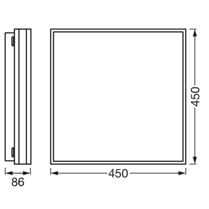 Osram - LED regulējams griestu gaismeklis SMART+ MAGNET LED/42W/230V 45x45 cm 3000-6500K Wi-Fi