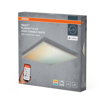 Osram - LED regulējama griestu lampa SMART+ PLANON LED/28W/230V 45x45 cm 3000-6500K Wi-Fi