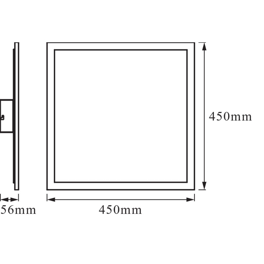 Osram - LED regulējama griestu lampa SMART+ PLANON LED/28W/230V 45x45 cm 3000-6500K Wi-Fi