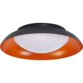 Osram - LED Aptumšojams griestu lukturis ORBIS PLATE LED/19W/230V Ø 31 cm oranžs/melns