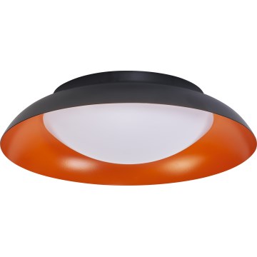 Osram - LED Aptumšojams griestu lukturis ORBIS PLATE LED/19W/230V Ø 31 cm oranžs/melns