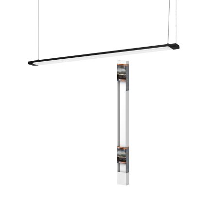 Osram - LED regulējamā lustra uz kabeļa OFFICE LINE LED/40W/230V 4000K 120 cm melna