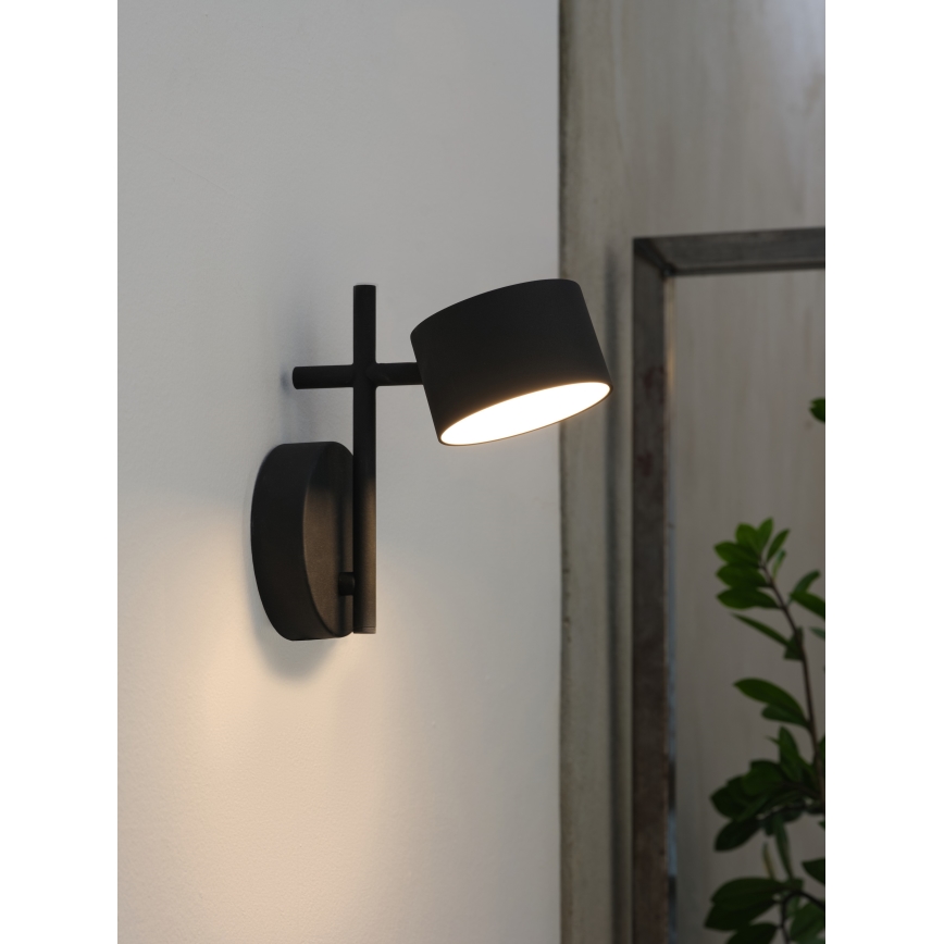 Osram - LED regulējams sienas skārienjūtīgs gaismeklis DECOR KYOTO LED/12W/230V CRI 90 melns