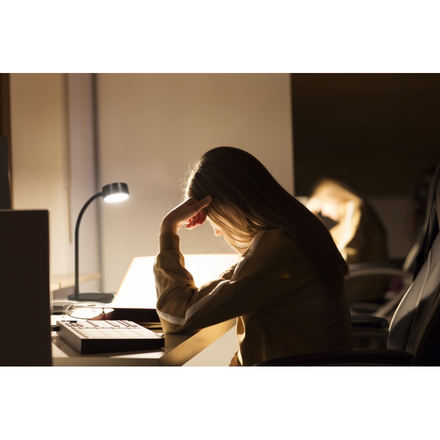 Osram - LED regulējama galda lampa OFFICE LINE LED/4,8W/230V 3000/4000/6500K melna