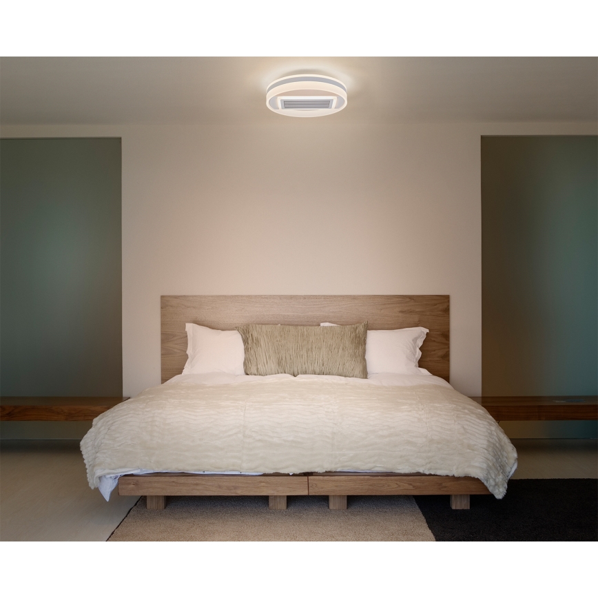Osram - LED griestu lampa ar ventilatoru, ar regulējamu spilgtumu CEILING FAN LED/55W/230V 3000-6500K balta + tālvadības pults