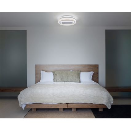 Osram - LED griestu lampa ar ventilatoru, ar regulējamu spilgtumu CEILING FAN LED/55W/230V 3000-6500K balta + tālvadības pults