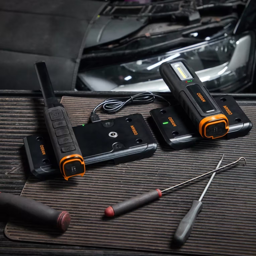 Osram - Uzlādējamais LED lukturis ar regulējamu spilgtumu LEDINSPECT WIRE-FREE SLIM 600 LED/5W/3,7V IP54