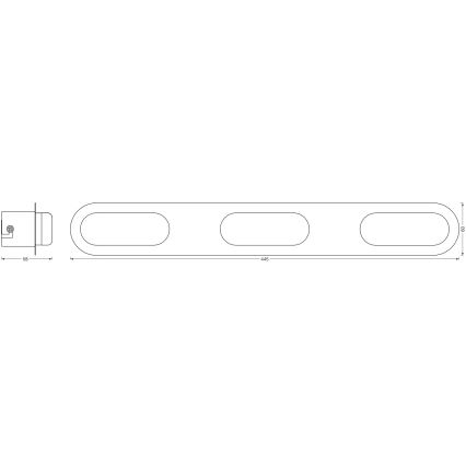 Osram - LED vannas istabas sienas gaismeklis ar regulējamu spilgtumu SMART+ DUPLO LED/20W/230V 3000-6500K IP44 Wi-Fi