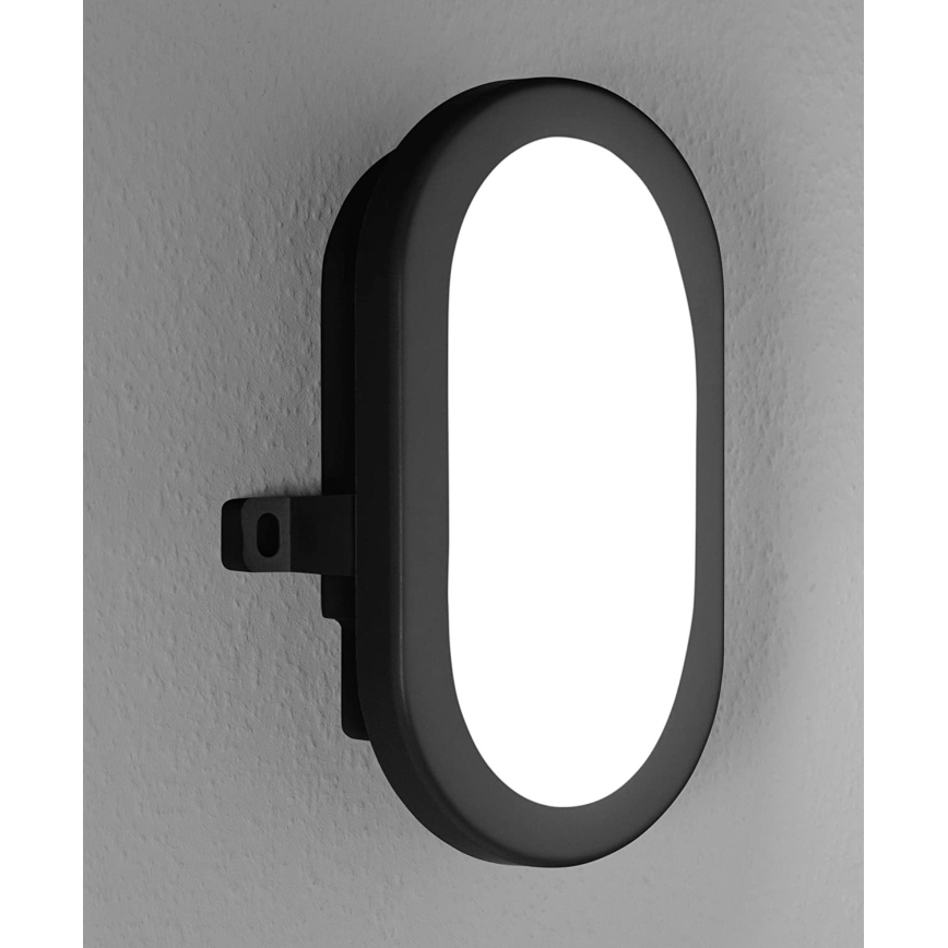 Osram - LED āra sienas gaismeklis BULKHEAD LED/6W/230V IP54 melns