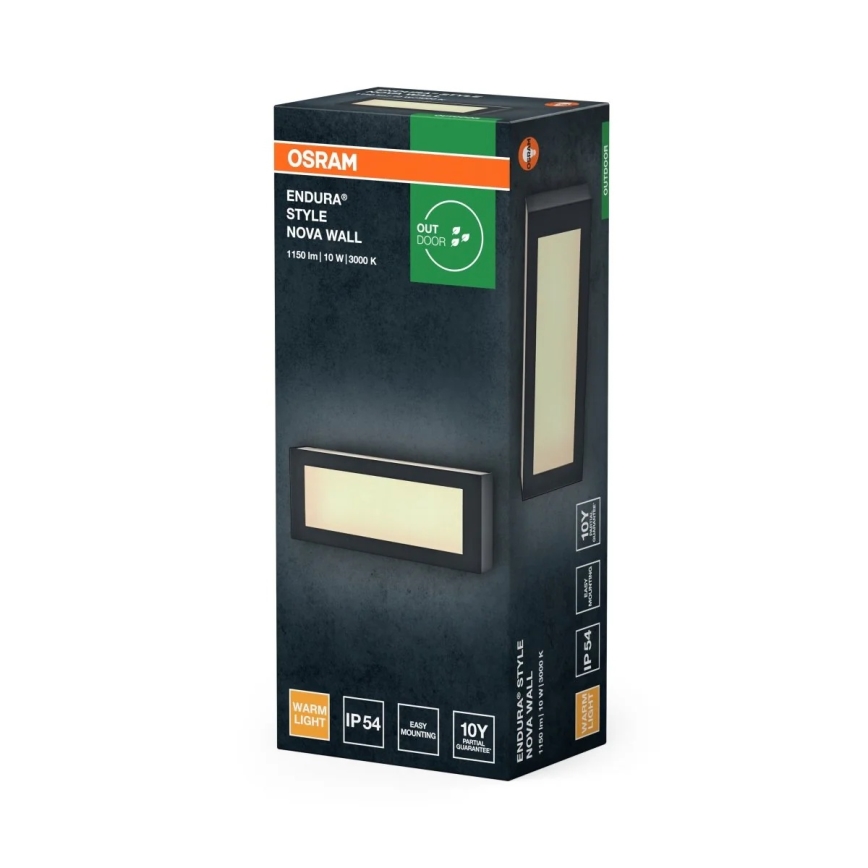 Osram - LED āra sienas gaismeklis ENDURA STYLE LED/10W/230V IP54 antracīts
