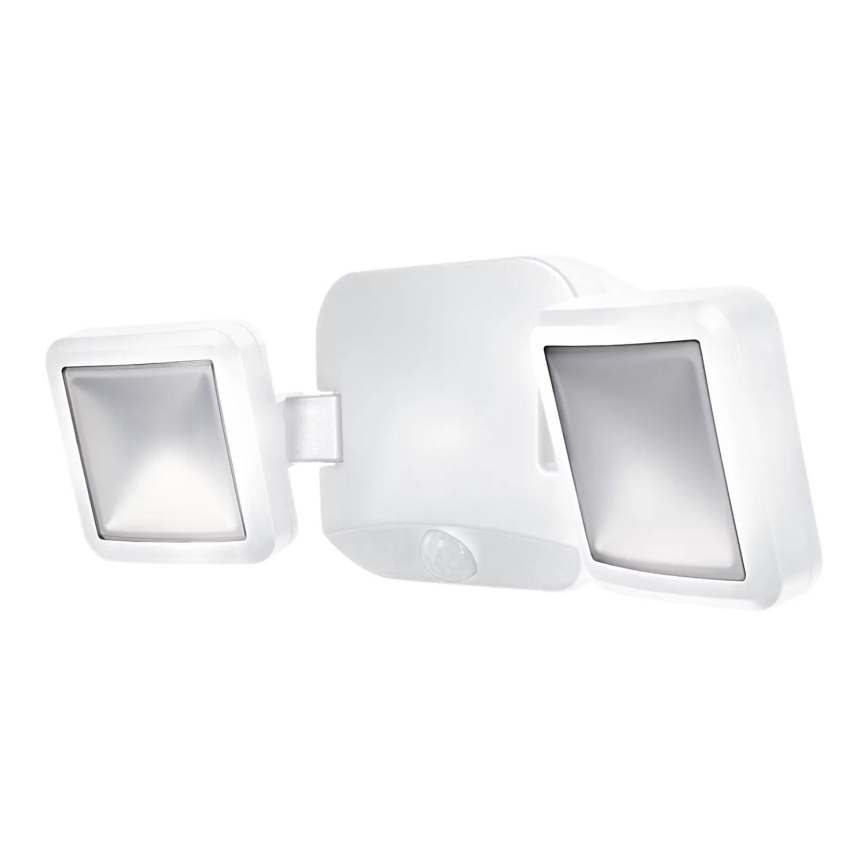 Osram - LED āra sienas prožektors ar sensoru BATTERY 2xLED/5W/4xD IP54