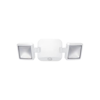 Osram - LED āra sienas prožektors ar sensoru BATTERY 2xLED/5W/4xD IP54
