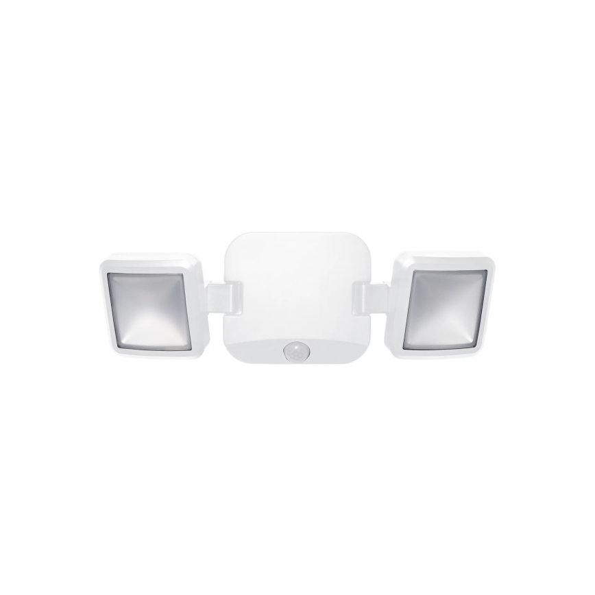Osram - LED āra sienas prožektors ar sensoru BATTERY 2xLED/5W/4xD IP54