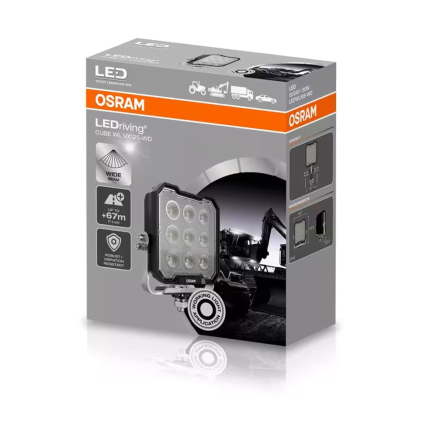 Osram - LED punktveida gaismeklis automašīnai LEDRIVING WL VX125-WD LED/30W/12/24V IP69 6000K