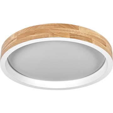 Osram - LED dimējams griestu gaismeklis MARIANO LED/24W/230V Ø 41 cm ozols/balts