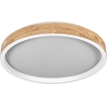 Osram - LED dimējams griestu gaismeklis MARIANO LED/36W/230V Ø 51 cm ozols/balts