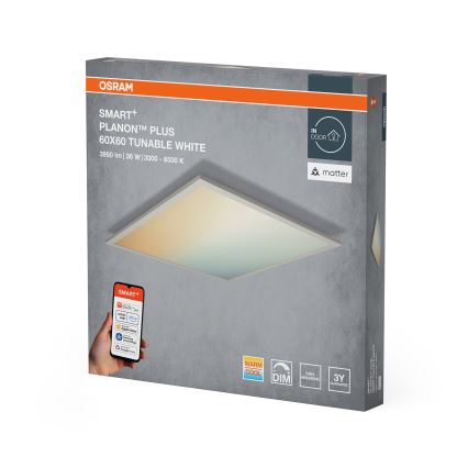 Osram - dimmējams LED griestu gaismeklis SMART+ PLANON LED/36W/230V 60x60 cm 3000-6500K Wi-Fi