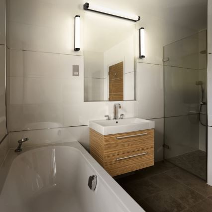 Osram - LED regulējams spoguļa apgaismojums ORBIS TUBE LED/9W/230V 40 cm IP44 melns